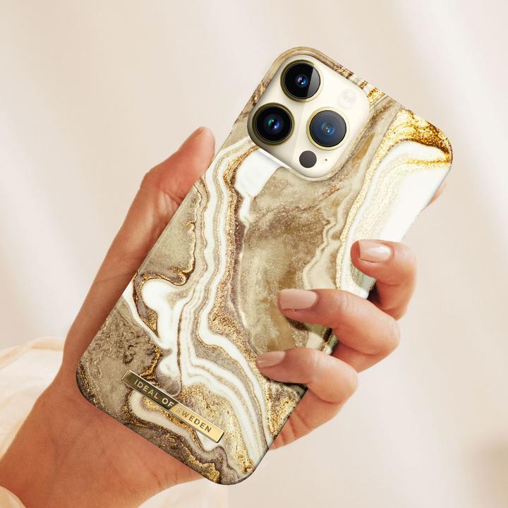 Produktbild iDeal Of Sweden Designer-Cover Golden Sand Marble (Apple iPhone 14 Pro)