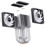 Actual product image Jonsbo CR-3000E CPU-Kühler, Dual-Tower, ARGB, 260W TDP - schwarz, 120mm