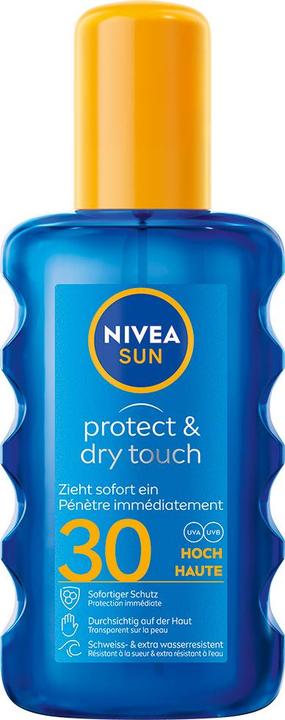 Produktbild NIVEA Sun Protect & Dry Touch (Sonnenspray, SPF 30, 200 ml, 220 g)