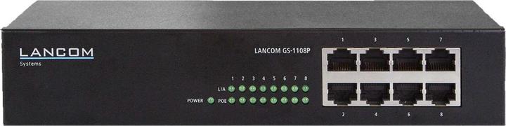 Produktbild Lancom Systems GS-1108P Unmanaged 8-Port Gigabit Ethernet Switch (8 Ports)