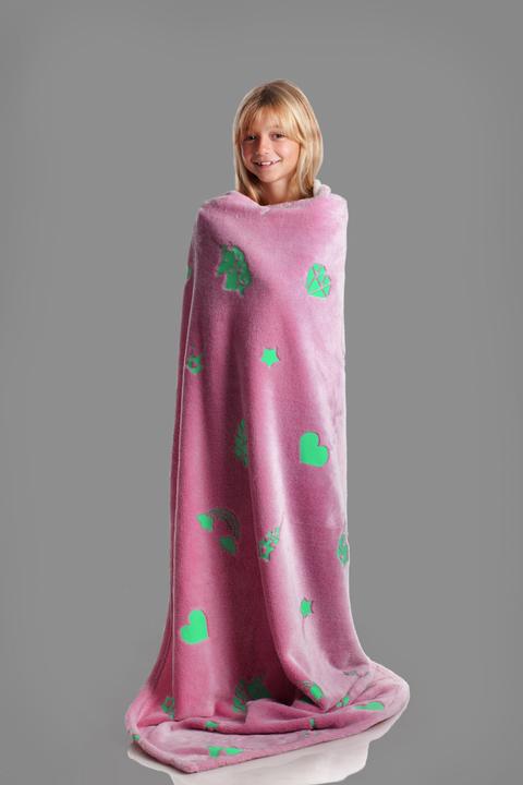 Immagine prodotto MCU KANGURU Unicorno fosforescente Plaid (130 x 150 cm)