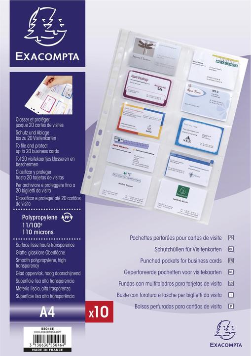 Actual product image Exacompta Sleeves and bags (100 x 55 mm, 1 x)