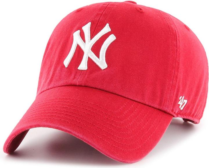 47 Brand Strapback Kinder Cap CLEAN UP New York Yankees rot (53, 55, 56, 52 C, 54 C)