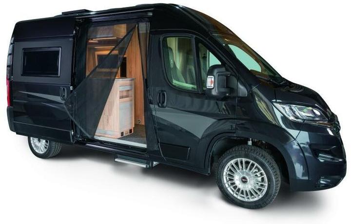 Actual product image VanQuito Mosquito net with sliding doors, right