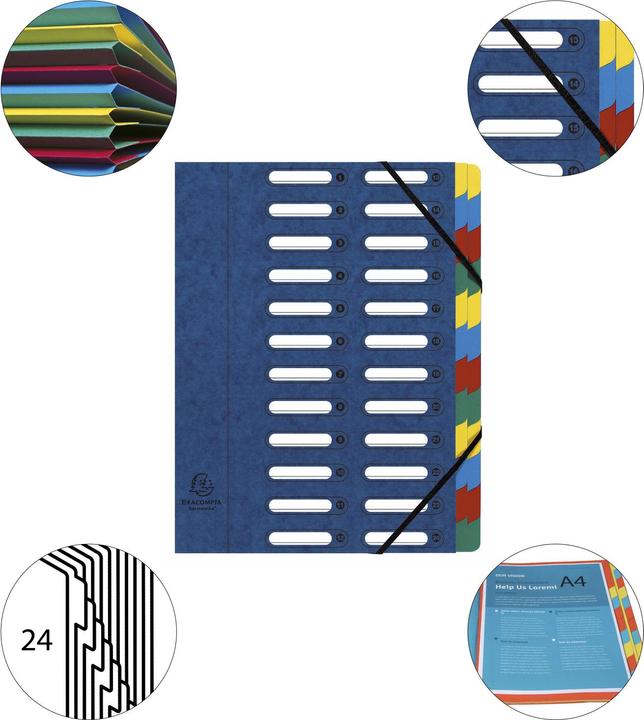 Produktbild Exacompta Ordnungsmappen (A4, 1 x)