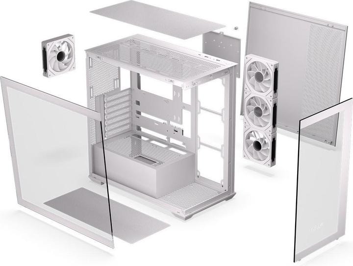 Produktbild Krux Exo White (Mini-ITX, mATX, ATX)