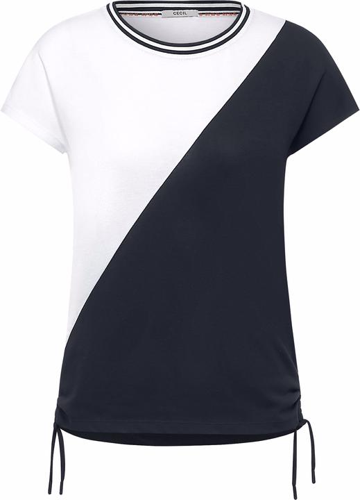 Actual product image Cecil T-shirt with colourblock (M)