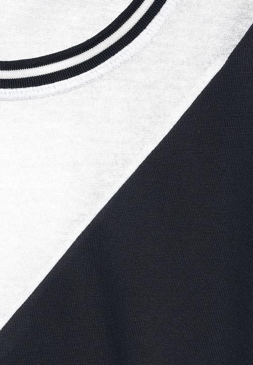 Actual product image Cecil T-shirt with colourblock (M)