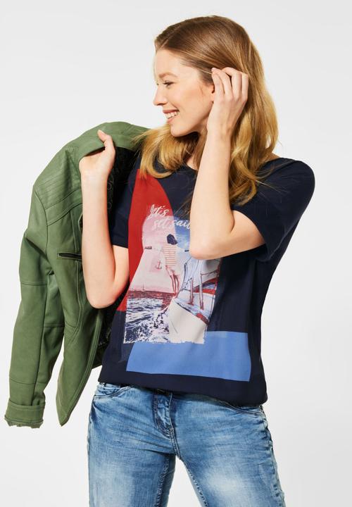 Immagine prodotto Cecil T-Shirt mit Frontprint (M)