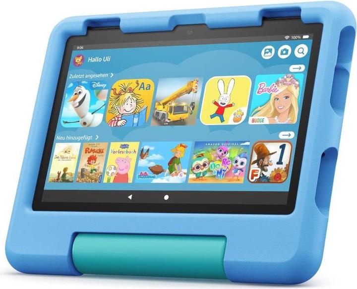 Amazon Fire HD 8 Kids (2022) inkl. Hülle (8", 32 GB, Blau)