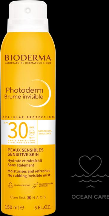 Actual product image Bioderma Photoderm Brume Solaire SPF30+ Spr 150 ml (Sun spray, SPF 30, 150 ml, 150 g)
