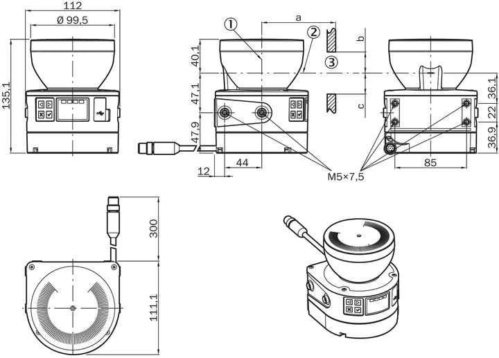 Produktbild Sick MICS3-AAAZ55AZ1P01