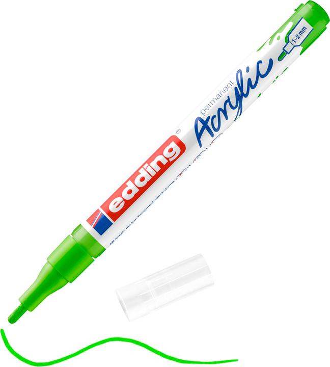 Image du produit Edding Marqueur acrylique 5300 Fine (Jaune-vert, 2 mm, 1 x)