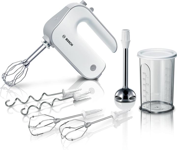 1 x gobelet mélangeur/mesureur, 1 x bâton de mixage en acier inoxydable, 2 x Pr