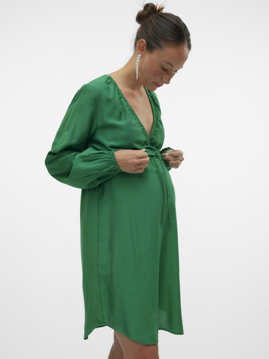 Actual product image Mamalicious Regular fit V-neck Elasticated cuffs Short dress Dress (XS)