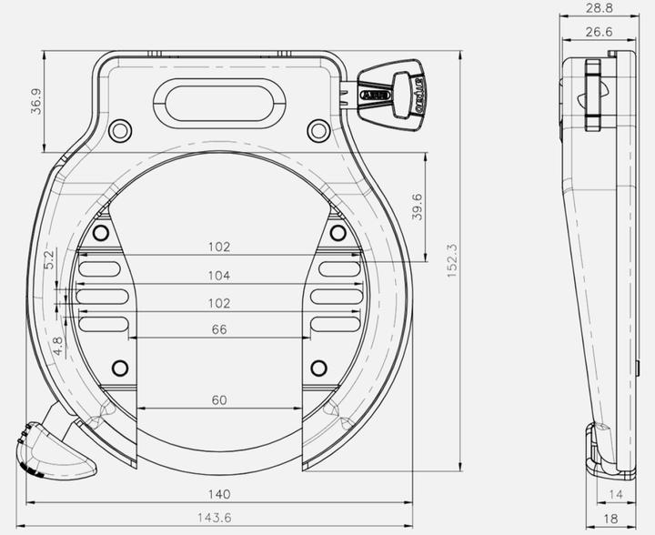 Image du produit Abus Amparo 4650