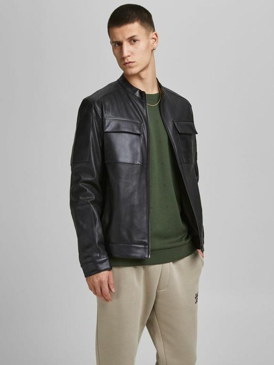 Produktbild Jack & Jones Racer Kunstlederjacke