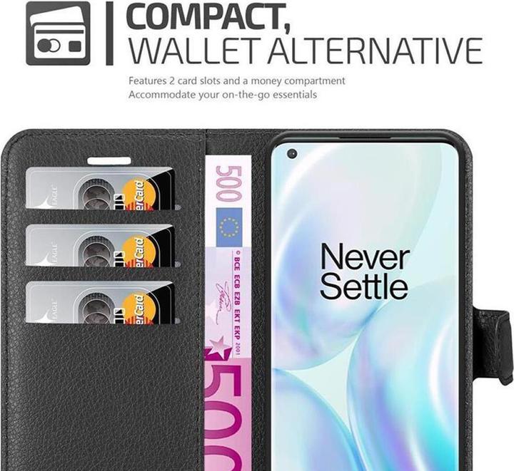 Actual product image Cadorabo Book with stand function cover (OnePlus 8 Pro)