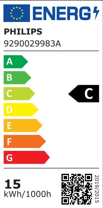 Energy Label Philips Master Tube (G13, 14.70 W, 2500 lm, 1 x, C)