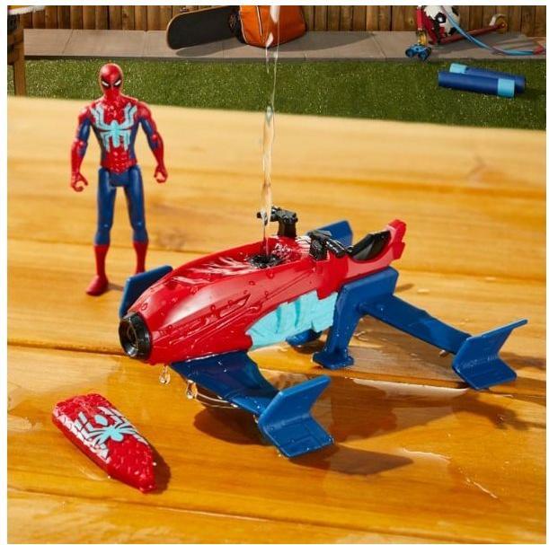 Image du produit Hasbro Spiderman Web Splashers Véhicule Spider-Man Jet Splasher