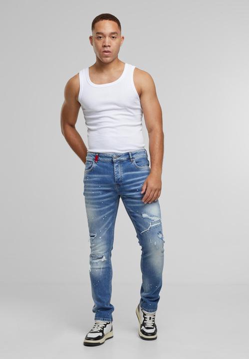 Produktbild 2Y Premium 2Y VICTOR RIPPED SLIM FIT JEANS - 184629 (31)