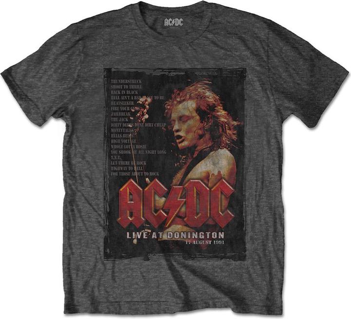 Produktbild AC/DC Donington Set List Mens (XL)