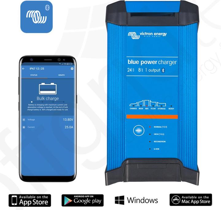 Produktbild Victron Energy Blue Smart IP22 Charger 24/8 (24V, 8 A)