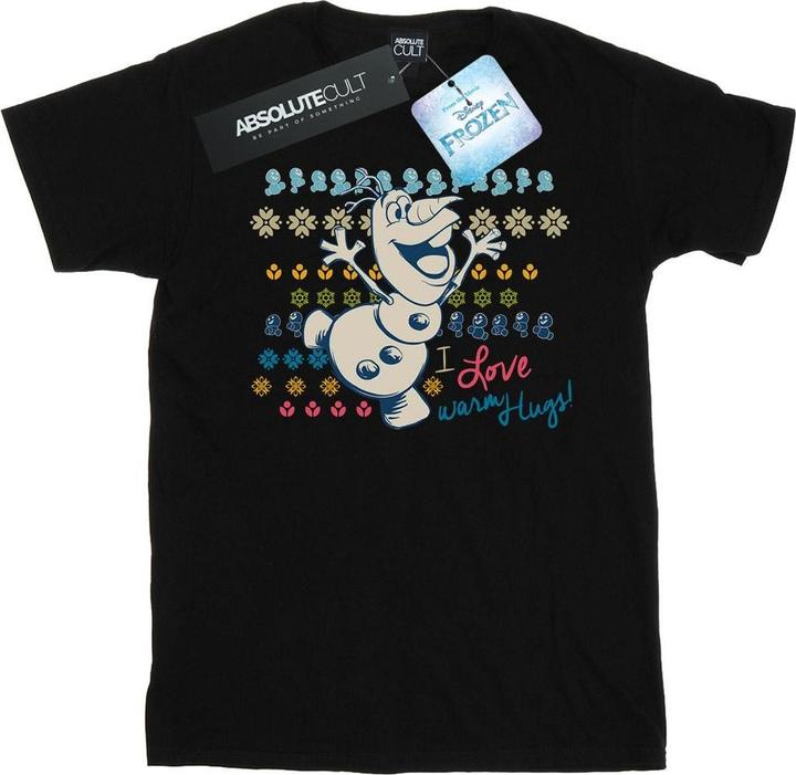 Actual product image Disney Mens Frozen I Love Warm Hugs T-Shirt (XXL)