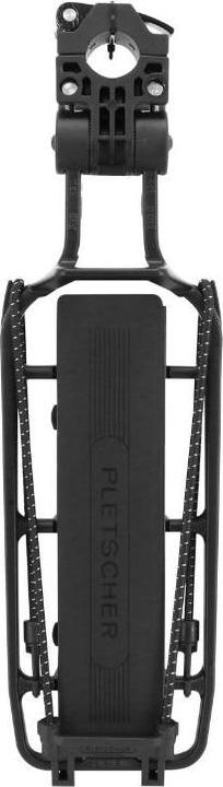 Image du produit Pletscher porte-bagages vélo arrière à fixation rapide alu sur tige de selle diam 24 à 35mm compatible tout vé