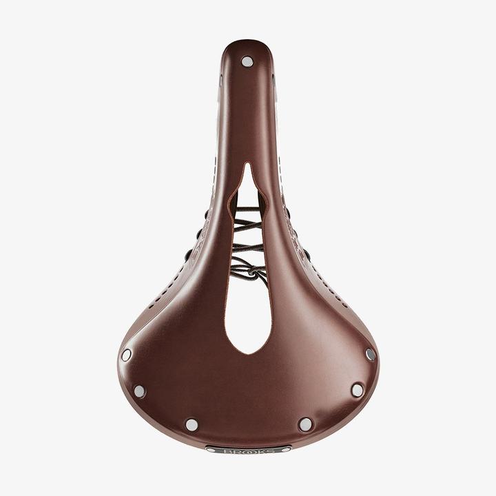 Actual product image Brooks Running BROOKS Bicycle Saddle Flyer Carved, Aged Brown
