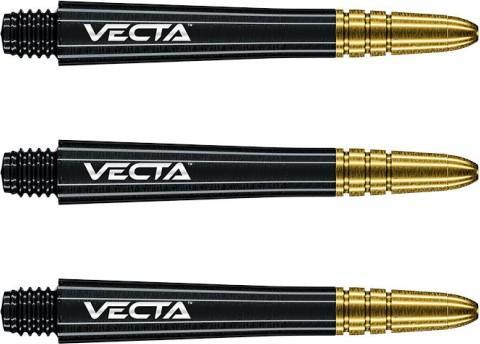 Winmau Shaft Vecta medium black/gold 7025-209 (L (47 mm))