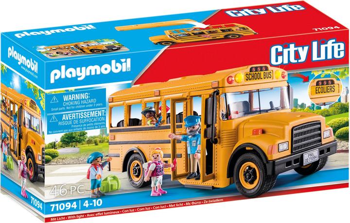 Actual product image Playmobil US school bus (71094, Playmobil City Life)