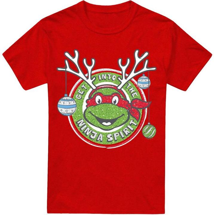 Immagine prodotto Teenage Mutant NT Into The Ninja Spirit Maglietta Natale Adulto Unisex (L)