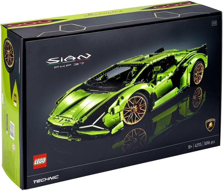 Actual product image LEGO Lamborghini Sián FKP 37 (42115, LEGO Technic, LEGO Rare Sets)