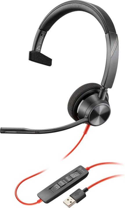 Produktbild HP Blackwire 5220 Stereo USB-A (Kabelgebunden, USB-A)