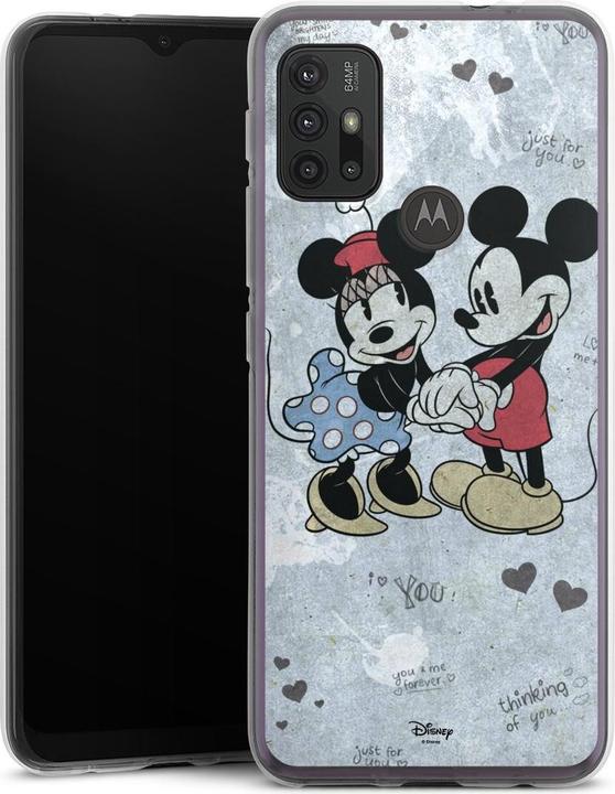 Produktbild DeinDesign Silikon Hülle für Motorola Moto G30 Handyhülle Case Smartphone Schutzhülle Disney Mickey & Minnie (Motorola Moto G30)