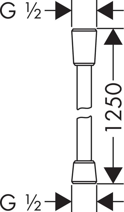 Image du produit hansgrohe Flexible de douche Comfortflex (125 cm)