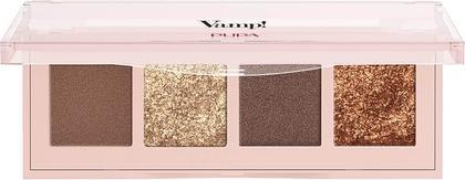 Produktbild Pupa Milano Vamp eyeshadow palette! (Palette) 5.2 g - Shade: 002 Gold Bronze (002 Gold Bronze)