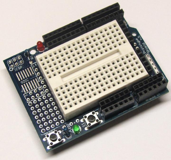 Actual product image Play-Zone Stackable Protoshield V5 for Arduino (Shield)
