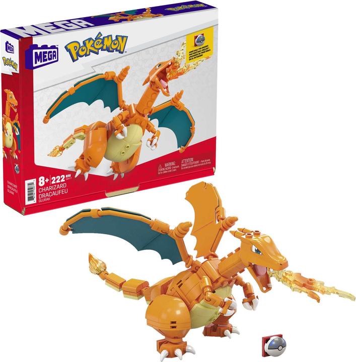 Actual product image Mega Construx Pokemon building set - Glurak