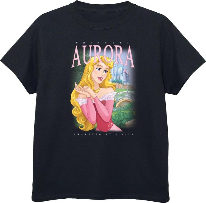 Produktbild Disney Interactive Studios Mädchen Aurora Montage TShirt aus Baumwolle (140, 146)