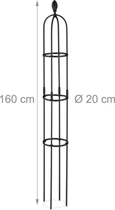 Image du produit Relaxdays 2x support pour plantes grimpantes (20 cm, 20 cm)