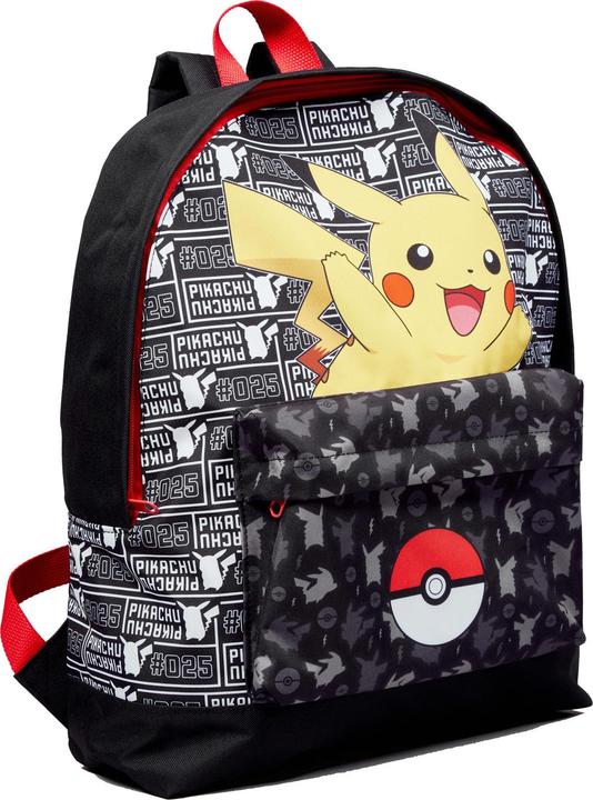 Produktbild Rucksack mit Vordertasche Pokémon Pokeball Pikachu
