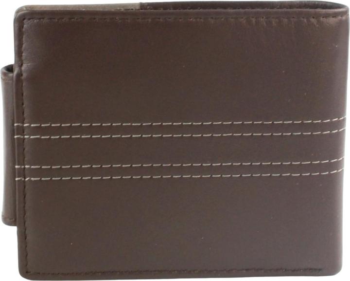 Eastern Counties Leather Scott Leder Brieftasche Kontrasteinsatz
