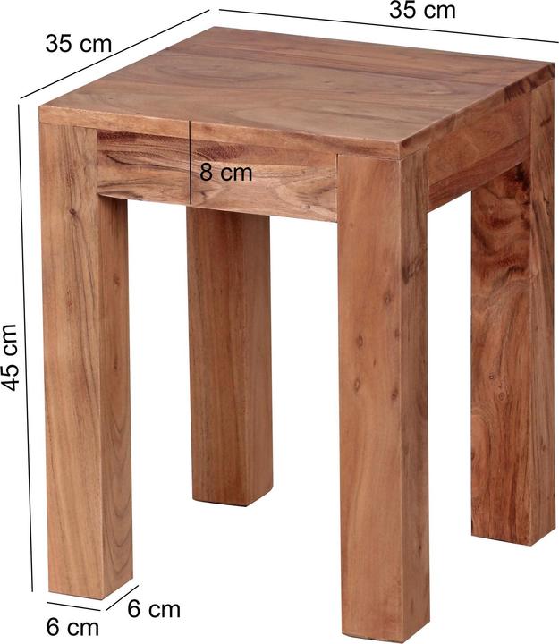 Actual product image Wohnling Mumbai (35 x 35 x 45 cm)