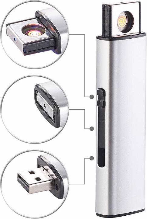 Actual product image Pearl Electronic Battery USB Lighter