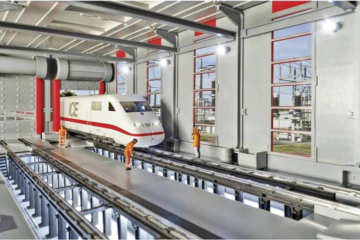 Actual product image Kibri 39256 H0 Deutsche Bahn maintenance hall