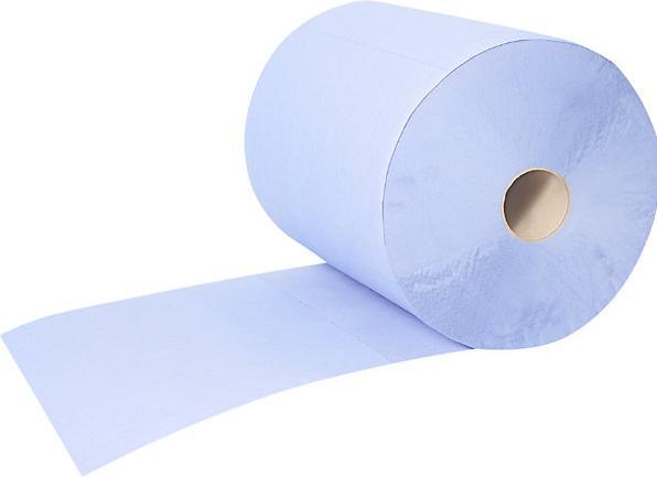 Produktbild Meditrade 2 Industrade® Putztuchrollen Multicel 2-lagig blau, 1.000 Blätter (2 x)