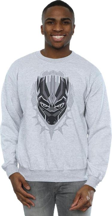 Image du produit Mens Black Panther Head Cotton Sweatshirt (M)
