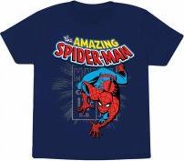 Actual product image Heroes Inc Marvel - T-shirt Enfant Bleu Marine The Amazing Spider-Man- 5-6 ans (5, 6)
